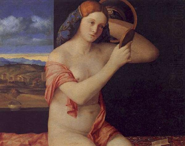 Giovanni Bellini Young Woman at her Toilet china oil painting image